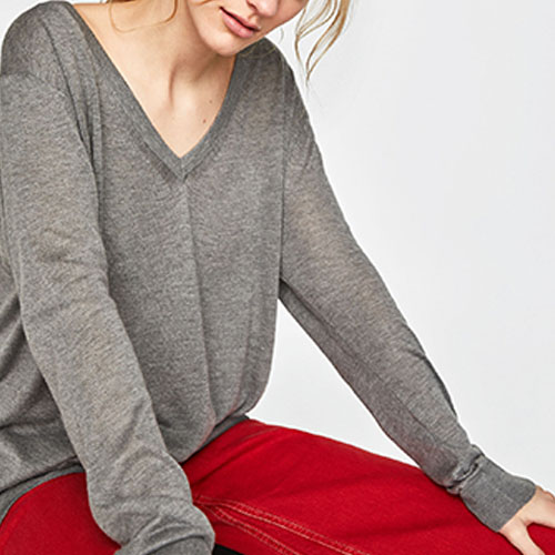 2018 Hot V Cllar Csual Seater With Long Sleeves
